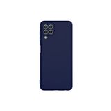 Techno Guru Samsung Galaxy M22 Içi Kadife Dolgulu Şık Candy Lansman Silikon Kılıf - Lacivert