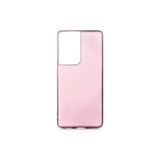 Techno Guru Samsung Galaxy S21 Ultra Için Esnek ve Şık Soft Premier Silikon Kılıf - Rose