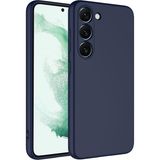 Techno Guru Samsung Galaxy S23 Plus Içi Kadife Dolgulu Şık Candy Lansman Silikon Kılıf - Lacivert