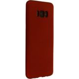 Techno Guru Samsung Galaxy S8 Plus Kılıf Esnek Yapılı First Silikon Kapak - Bordo
