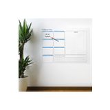 Techno phone Haftalık Planlayıcı Manyetik Duvar Stickerı Takvim 76 Cm X 55 Cm