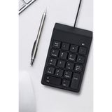 Techno Station Numeric Keypad-Numpad-Usb Kablolu Keypad 18 Tuş Numped Keyped Yan Tuş Klavye