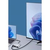 Techno Station Type-C HDMI VGA USB 3.0 Dönüştürücü 4 In 1 Video Dönüştürücü Çoklu Type-C Monitör Dönüştürücü