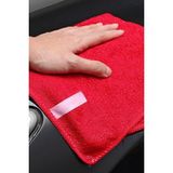 Techno Station Universal Parlak Doku 4'lü Mikrofiber 40x40 cm Temizlik Bezi