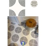 Technojet 1 Adet Kendinden Yapışkanlı Modern Tasarımlı Mutfak Banyo Zemin Duvar Kaplama Pvc 30 × 30 Cm - 30cm×30cm
