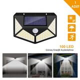 Technojet 100 Ledli Güneş Enerjili Bahçe Lambası Solar Hareket Sensörlü Şarj Olabilen