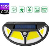 Technojet 122 Ledli Oval Cob LED Solar Güneş Enerjili Bahçe Lambası Hareket Sensörlü Şarj Olabilen - Sarı
