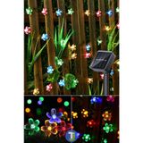 Technojet 20 Çiçekli Led Solar Rgb Bahçe Dekorasyon Güneş Enerjili Aydınlatma Modlu