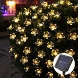 Technojet 20 Ledli Solar Çiçekli Gün Işığı Bayçe Aydınlatma Dekorasyon Güneş Enerjili