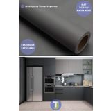 Technojet Kendinden Yapışkanlı Mat Antra Mutfak Banyo Tezgah Duvar Dolap Ve Masa Kaplama 60cmx300cm