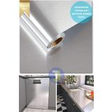 Technojet Kendinden yapışkanlı Metalik Folyo Mutfak Banyo Tezgah Duvar Dolap Masa Kaplama 60cmX100cm