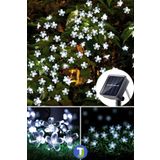 Technojet Solar 50 Led Çiçekli Bahçe Dekorasyon Güneş Enerjili Aydınlatma Modlu