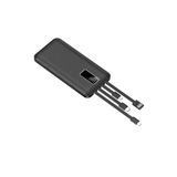TECHNOMEN 10.000 mAh Dijital Göstergeli Dahili Çoklu Kablolu Powerbank