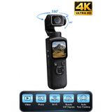 TECHNOMEN 4K Pocket Camera Gimbal Kamera | WiFi Destekli 330° Döner Lensli Akıllı El Kamerası | Yüz Takip Özellikli Mini Vlog Kamerası