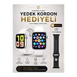TECHNOMEN Akıllı Saat Türkçe Menülü Nabız& Tansiyon Ölçer Arama Özellikli ios&anroid Çift Tuş Yedek Kordon Hediyeli