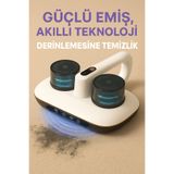 TECHNOMEN Akıllı UV Süpürge Yatak Halı ve Koltuk İçin Sessiz ve Güçlü Emiş Teknolojisi Küçük Şarjlı Süpürge