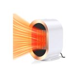 TECHNOMEN Fan Isıtıcı 1200W 2 Modlu Elektrikli Isıtıcı Taşınabilir 3S Hızlı Isıtma Sessiz Ev Ofis için Isıtıcı