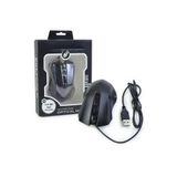 TECHNOMEN Kablolu Optik Mouse Fare Ofis Kullanımı Siyah Pc Laptop Bilgisayar Uyumlu