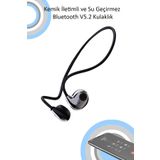TECHNOMEN Kemik Iletimli Kablosuz Bluetooth 5.2 Kulaklık Gürültü Azaltma Özellikli