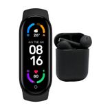Technomen M4 Akilli Bileklik I12 Siyah Bluetooth Kulaklik Ios Android Uyumlu Set