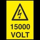 Technopa 15000 Volt 40 x 60 cm Uyarı Levhası
