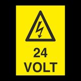 Technopa 24 Volt 50 x 70 cm Uyarı Levhası