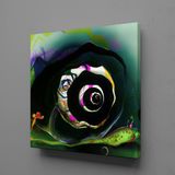 Technopa 3 Boyutlu Çiçek 100x100 cm Kanvas Tablo