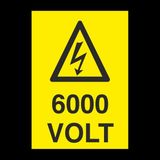Technopa 600 Volt 50 x 70 cm Uyarı Levhası