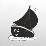 Technopa 70 cm Uzunluk Gülen Tekne Folyo Sticker