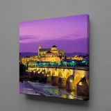 Technopa Antik Şehir 70x70 cm Kanvas Tablo