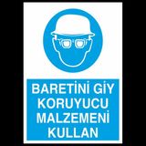 Technopa Baretini Giy 50 x 70 cm Uyarı Levhası