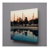Technopa Caminin Yansıması 70x70 cm Kanvas Tablo