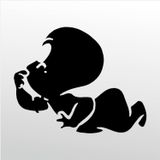 Technopa Casper 40 cm Folyo Duvar Stickerı