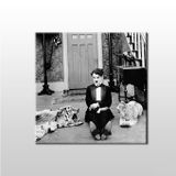 Technopa Charlie Chaplin 200x200 cm Kanvas Tablo