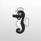 Technopa Deniz Atı 20 cm Folyo Duvar Stickerı