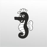 Technopa Deniz Atı 80 cm Folyo Duvar Stickerı