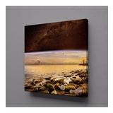 Technopa Denizdeki Taşlar 100x100 cm Kanvas Tablo