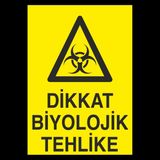 Technopa Dikkat Biyolojik Tehlike 70 x 100 cm Uyarı Levhası