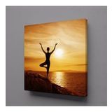 Technopa Doğadaki Meditasyon 120x120 cm Kanvas Tablo