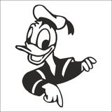 Technopa Duck 80 cm Folyo Duvar Stickerı