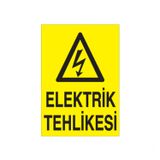 Technopa Elektrik Tehlikesi Uyarı Levhası