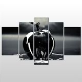 Technopa Elma Siyah 245x140 cm Kanvas Tablo