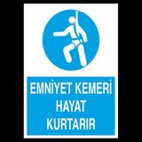 Technopa Emniyet Kemeri Hayat Kurtarır 50 x 70 cm
