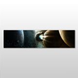 Technopa Gezegen 90x30 cm Kanvas Tablo
