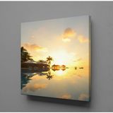 Technopa Gökyüzünün Yansıması 70x70 cm Kanvas Tablo