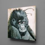 Technopa Goril 70x70 cm Kanvas Tablo