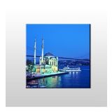 Technopa İstanbul Köprü ve Camii 40x40 cm Kanvas Tablo