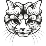 Technopa Kedi 20 cm Folyo Duvar Stickerı