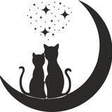 Technopa Kedi 90 cm Folyo Duvar Stickerı