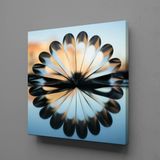 Technopa Kıvrımlar 70x70 cm Kanvas Tablo
